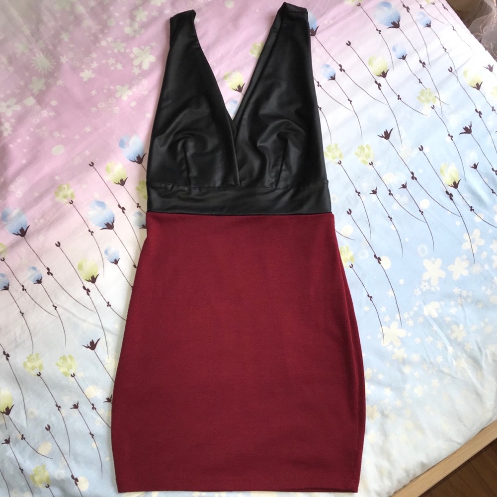 Deep V-Neck Symphony Dress